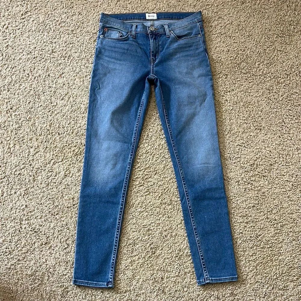 Hudson Jeans Krista Low Rise Super Skinny Women's Blue Denim Jeans